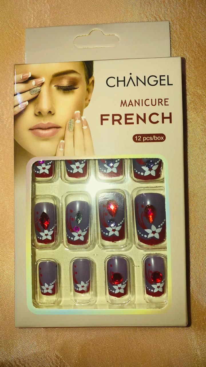 Changel manicure Fancy Nails in different designs - Zaib store