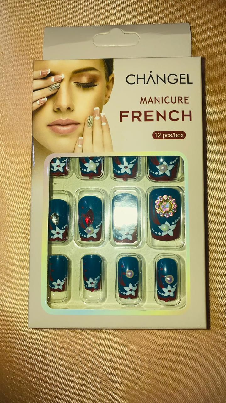Changel manicure Fancy Nails in different designs - Zaib store