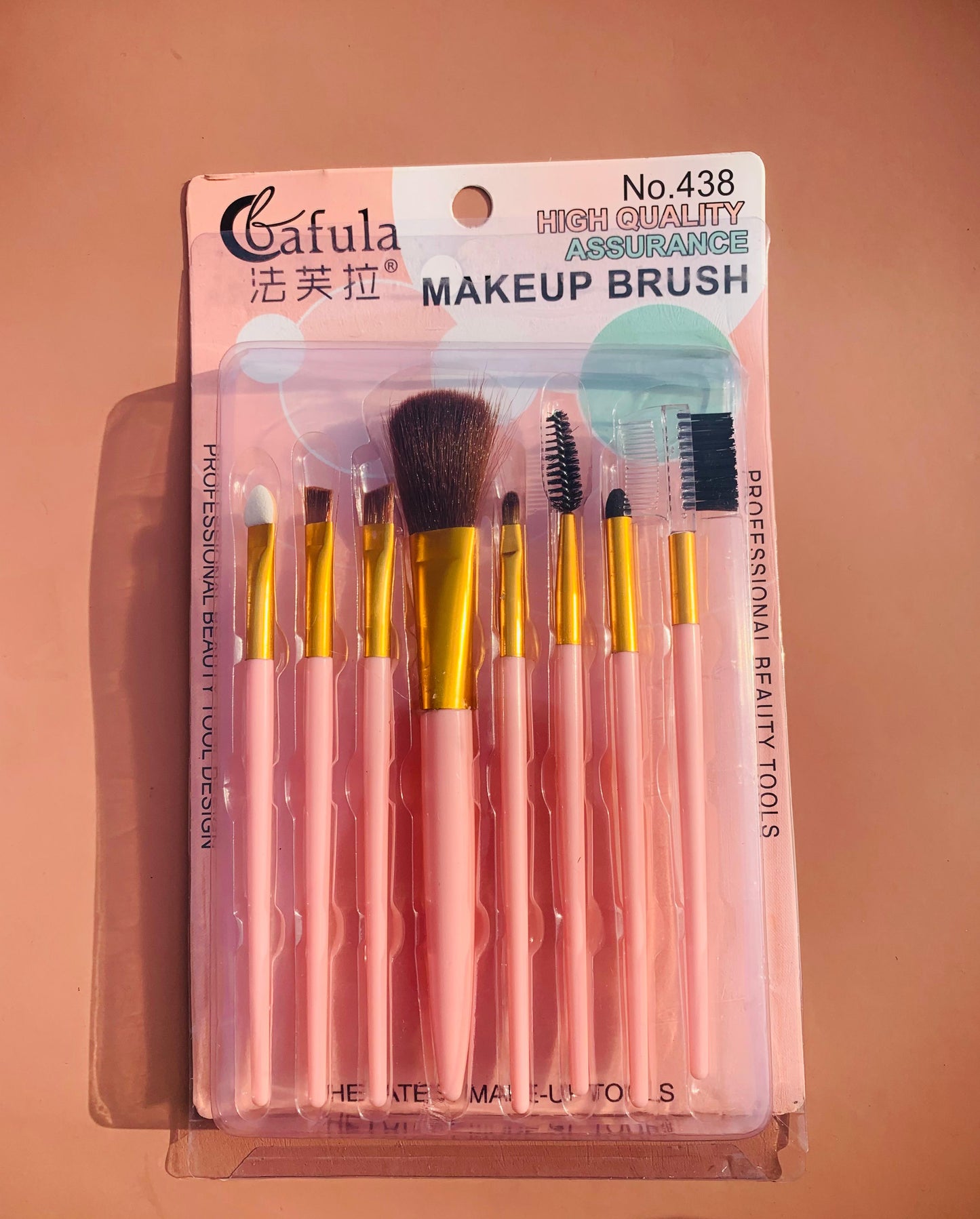 Bafula Makeup Brushes 8 in 1 Pack Different Colors