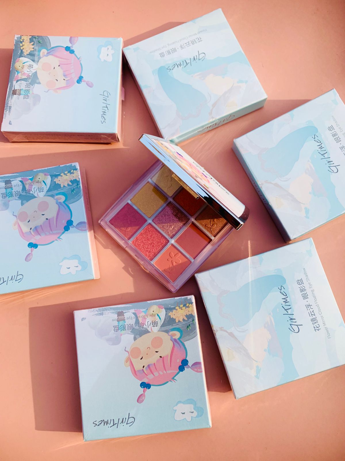 Girl Times 9 colour eyeshadow palette - Zaib store