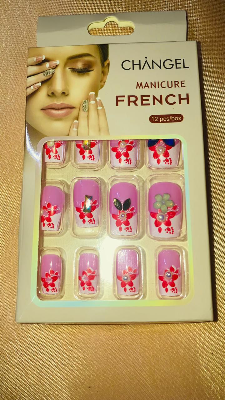 Changel manicure Fancy Nails in different designs - Zaib store