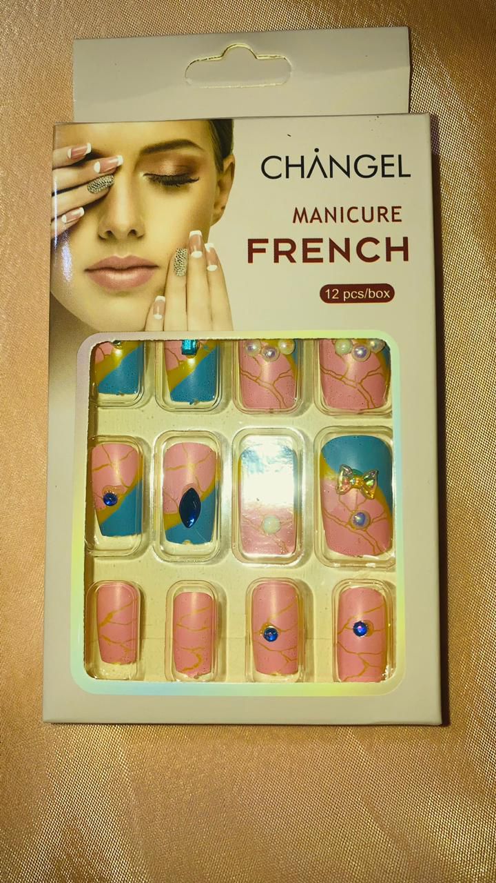Changel manicure Fancy Nails in different designs - Zaib store