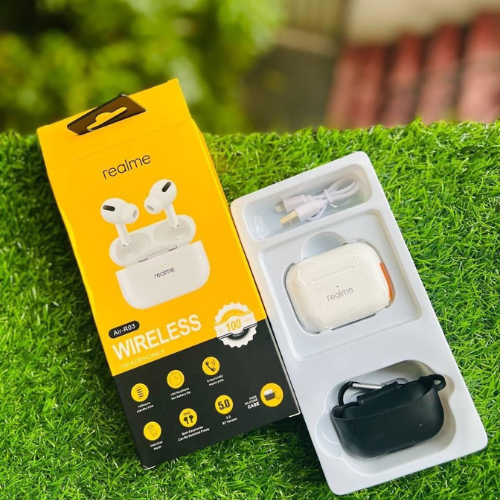Realme Wireless Earbuds Air-R03 Pro With Silicone Case - Zaib store