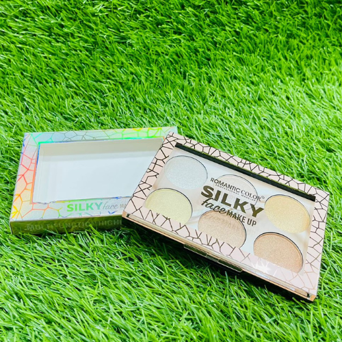 ROMANTIC SILKY 6 COLOUR HIGHLIGHTER PALLETE - Zaib Store