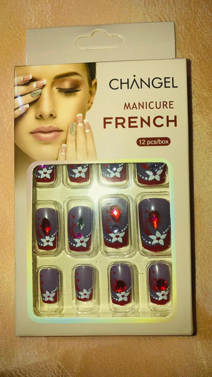 Changel manicure Fancy Nails in different designs - Zaib store