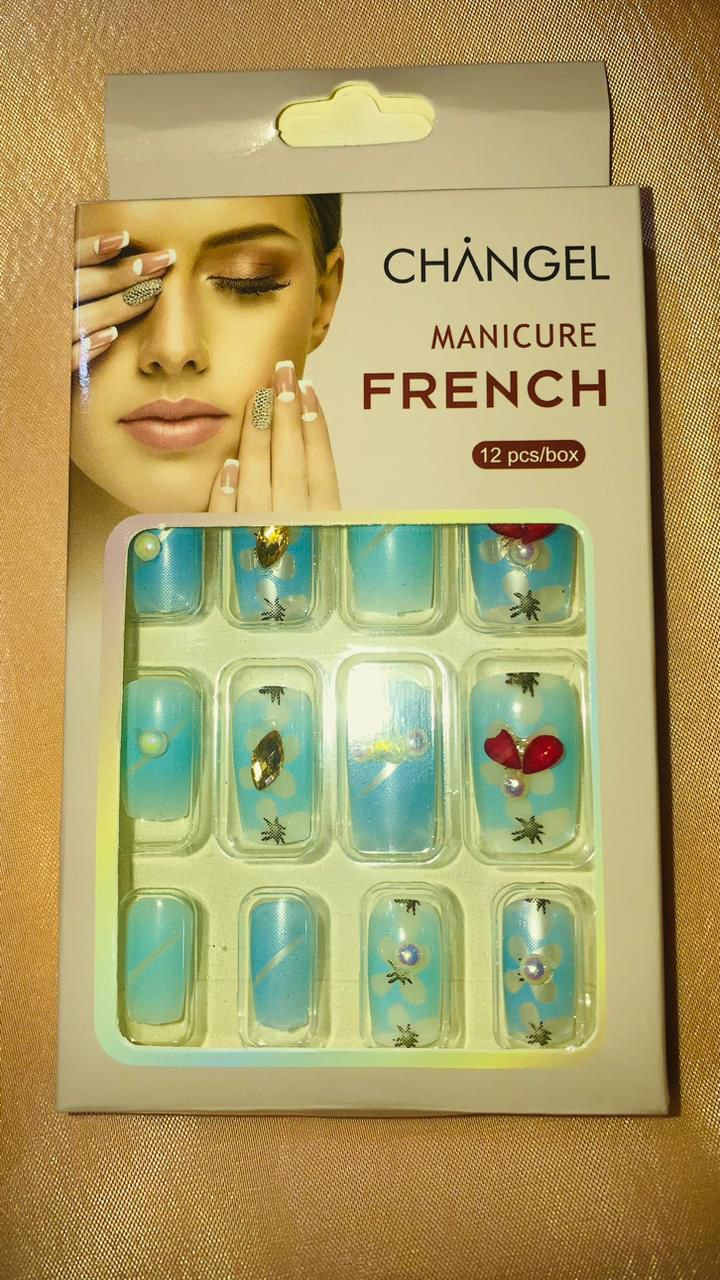 Changel manicure Fancy Nails in different designs - Zaib store