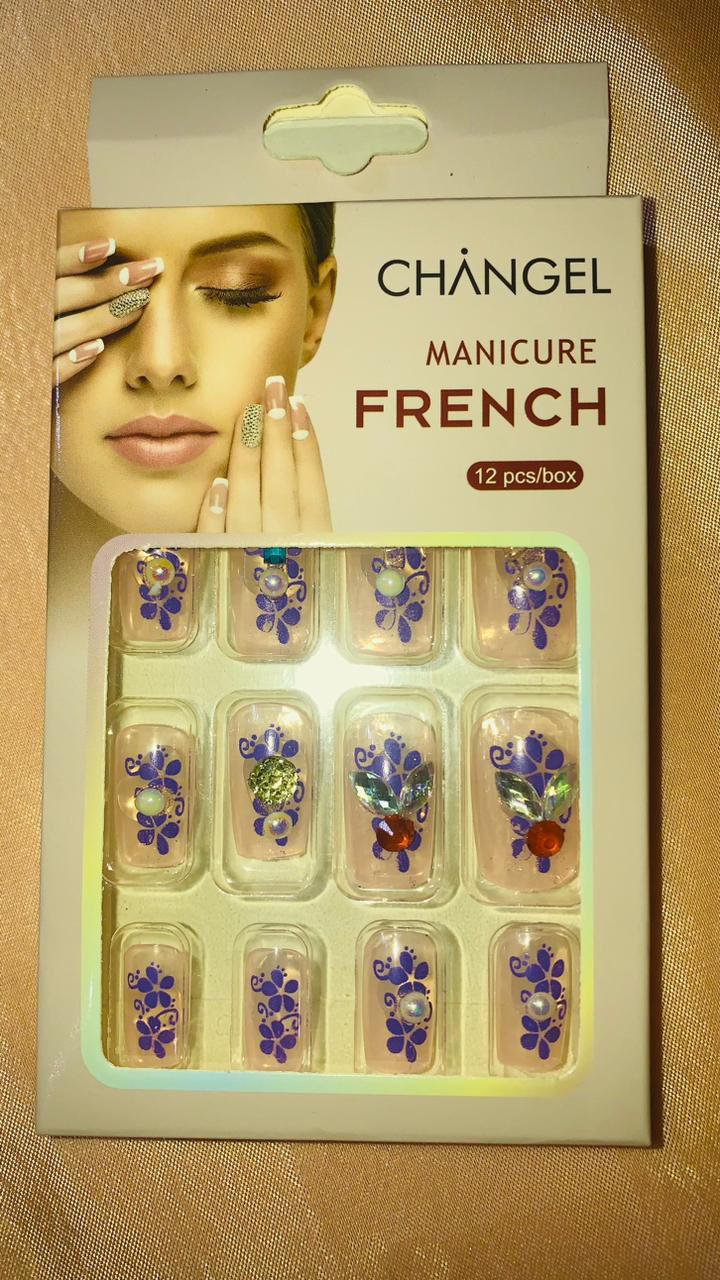 Changel manicure Fancy Nails in different designs - Zaib store