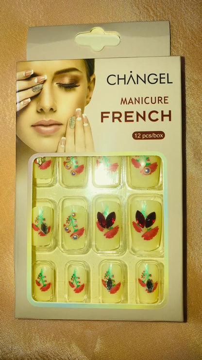 Changel manicure Fancy Nails in different designs - Zaib store