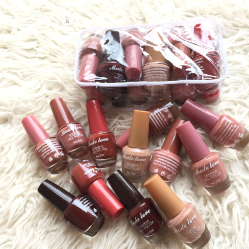 12 colors Mode Love Nail Paint Permanent - Zaib store