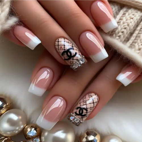 Changel manicure Fancy Nails in different designs - Zaib store