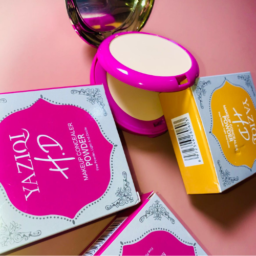 YAZIQI Double Layer Concealer Powder Perfect Silky Light Makeup Natural Shine - Zaib store