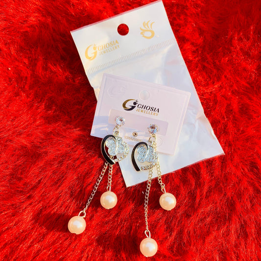 Heart Butterfly Earring