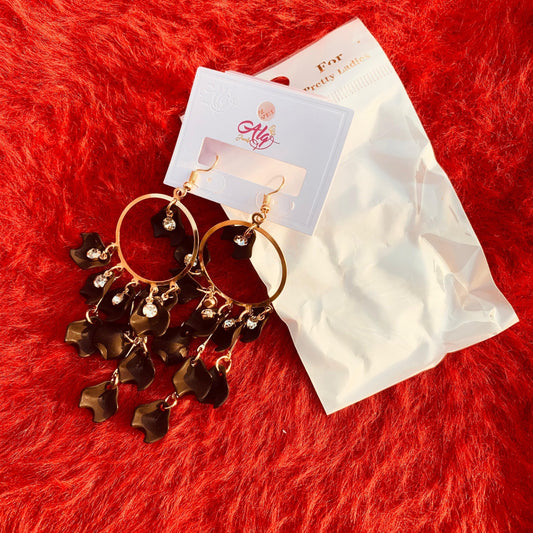 Mini Stars Earrings (Black)