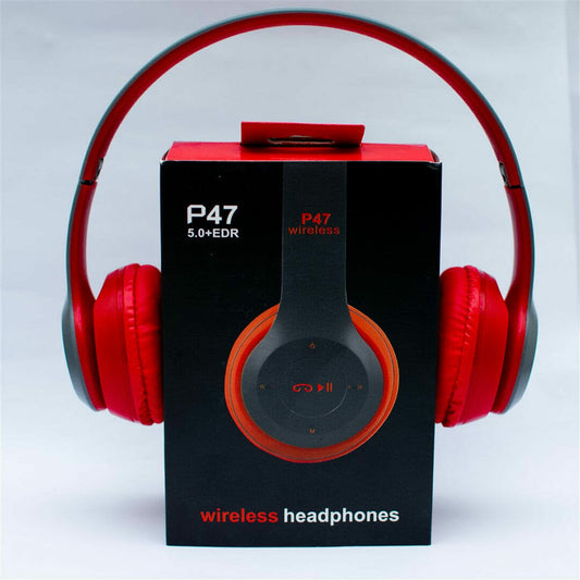 P47 Bluetooth Foldable Headphone With Mic