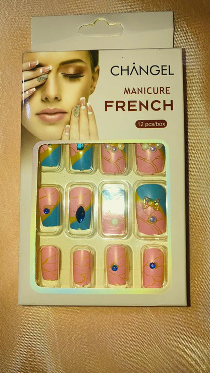 Changel manicure Fancy Nails in different designs - Zaib store