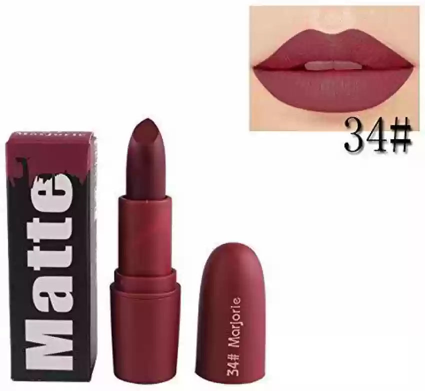 MISS ROSE #56 Lipstick Matte (Dark Pink 56, 10 g) - Zaib Store