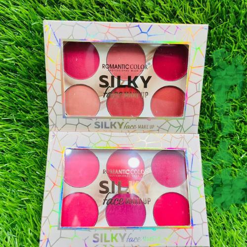 ROMANTIC SILKY 6 COLOUR HIGHLIGHTER PALLETE - Zaib Store